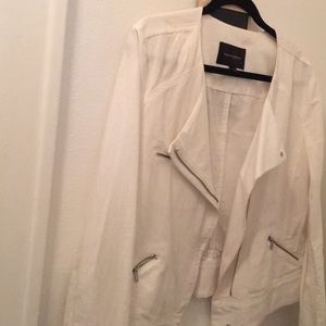 Banana Republic white line. Moto Jacket